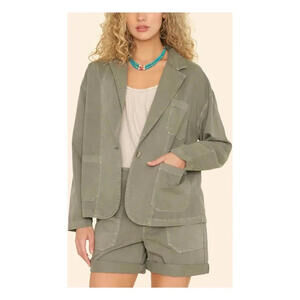 Xirena Jonnie Oversized Blazer Jacket in Lotus, $365 NWT, Extra Large #2227